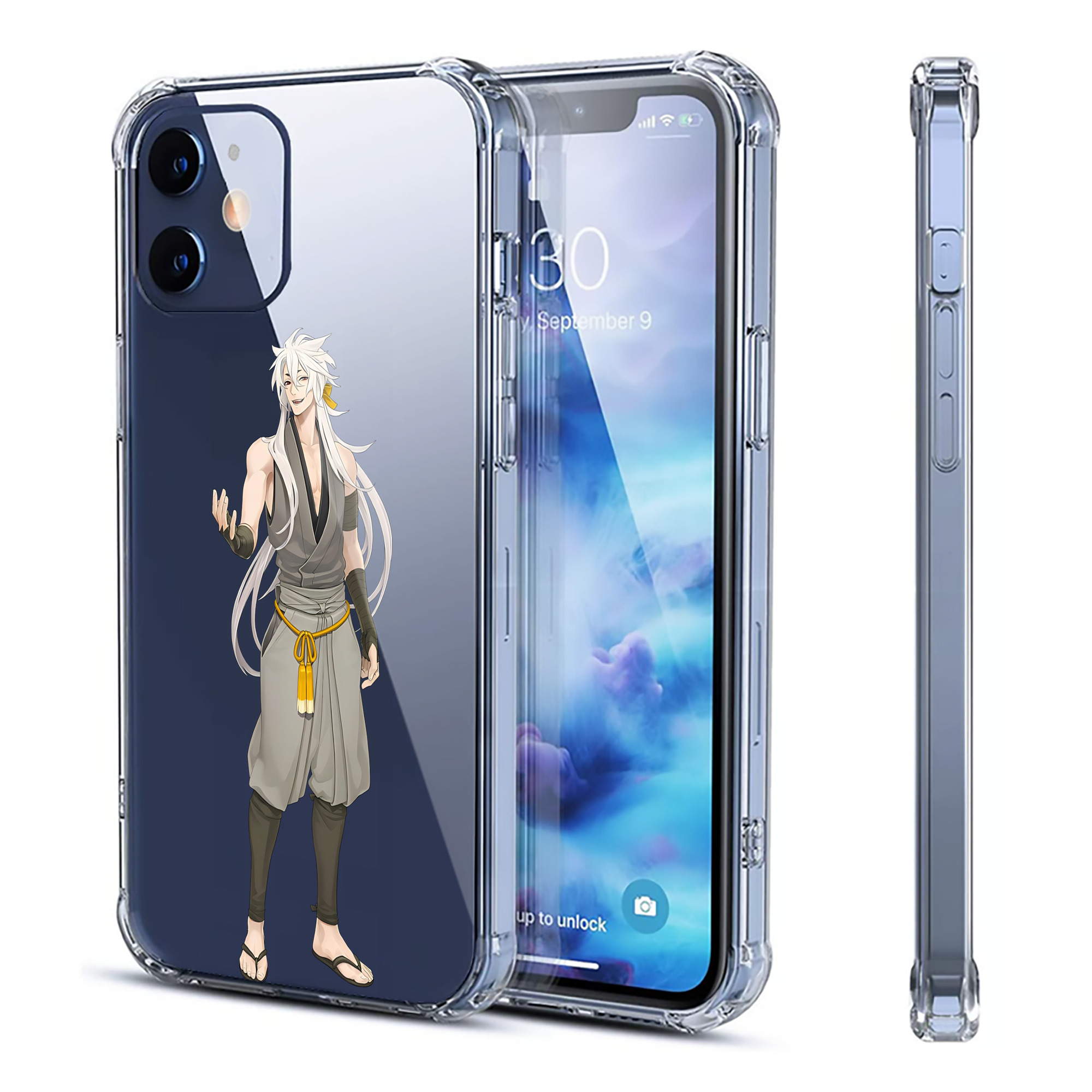 （画像用） 刀剣乱舞 Touken Ranbu 【iPhone 12シリーズ対応】透明スマホケース（クリアソフトケース）